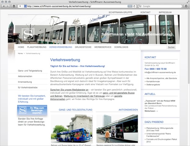 Referenz: Schiffmann Verkehrswerbung